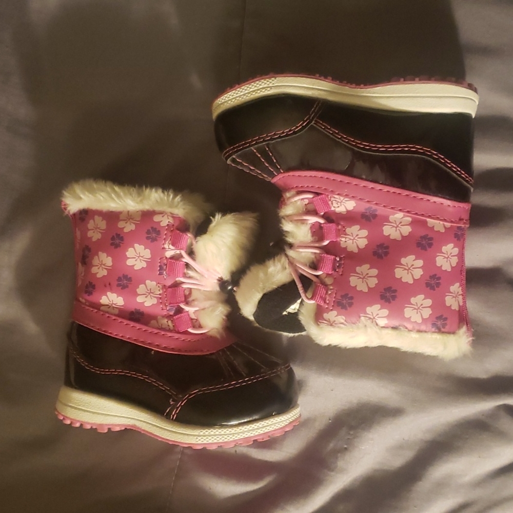 Snow shoes for baby girl.